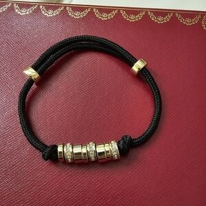 Bulgari Inspired Bracelet Adjustable Cubic Zirconia Nickel Free OS